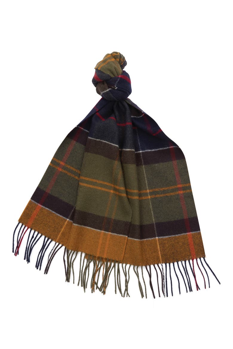 Inverness Tartan Wool Scarf, Alternate, color, CLASSIC TARTAN