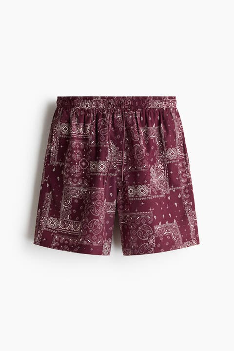 Patterned Swim Shorts