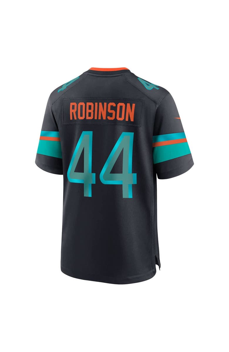 Nike Men's Nike Chop Robinson Pitch Blue Miami Dolphins 2025 Rivalries Collection Game Jersey, Alternate, color, Navy