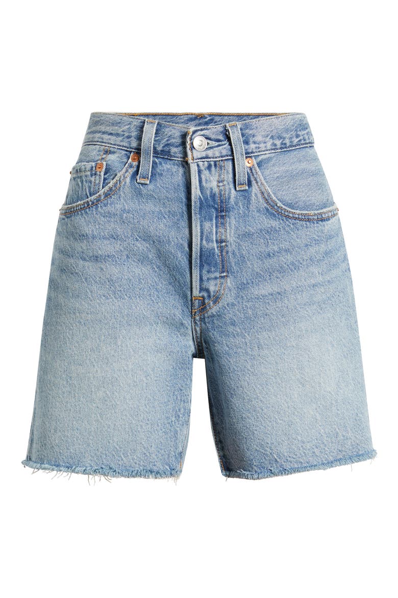 501® Mid Thigh Denim Cutoff Shorts, Alternate, color, FUN FLARE LIGHTWEIGHT
