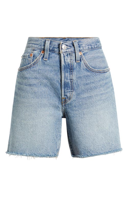 Levi's® 501® Mid Thigh Denim Cutoff Shorts In Blue