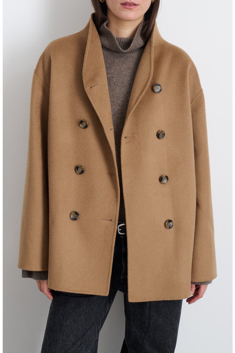 Sophia Wool Blend Coat, Main, color, CAMEL
