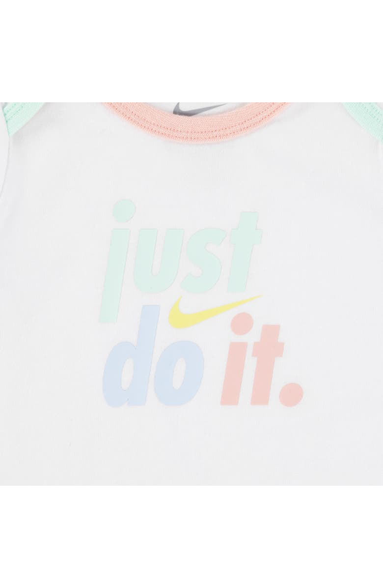 Nike Assorted 3-Pack Bodysuit, Alternate, color, Grey Heather
