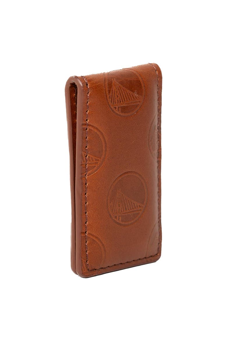 Brown Golden State Warriors Sammy Magnetic Money Clip, Alternate, color, Brown