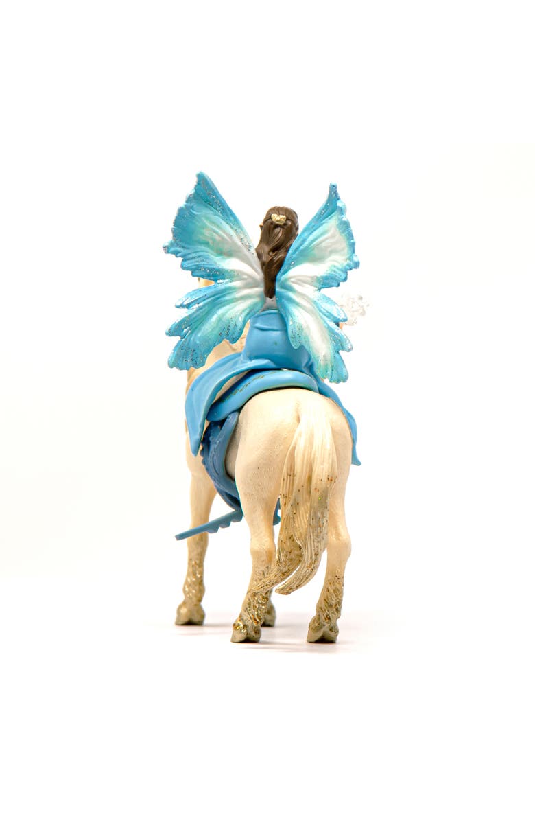 Schleich Bayala Eyela Ride On Golden Unicorn, 3 Piece Collectible Toy, Kids, Alternate, color, Multicolored