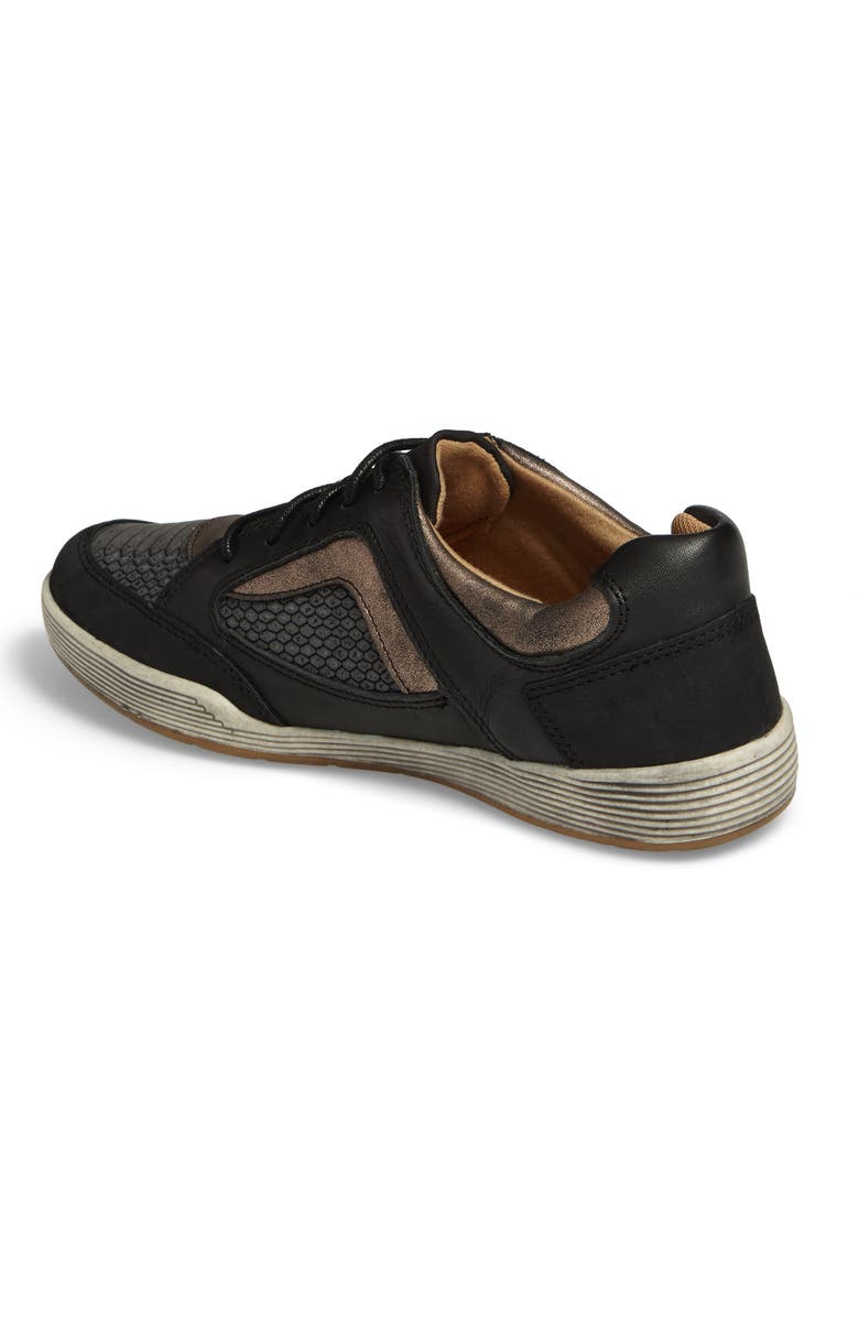 Comfortiva Lemont Snake Embossed Sneaker, Alternate, color,