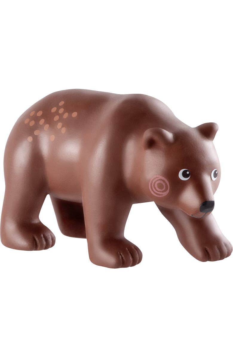 HABA Little Friends Forest Animals Multi-pack Playset with 4 Chunky Plastic Toy Figures for Ages 3+, Alternate, color, Multi