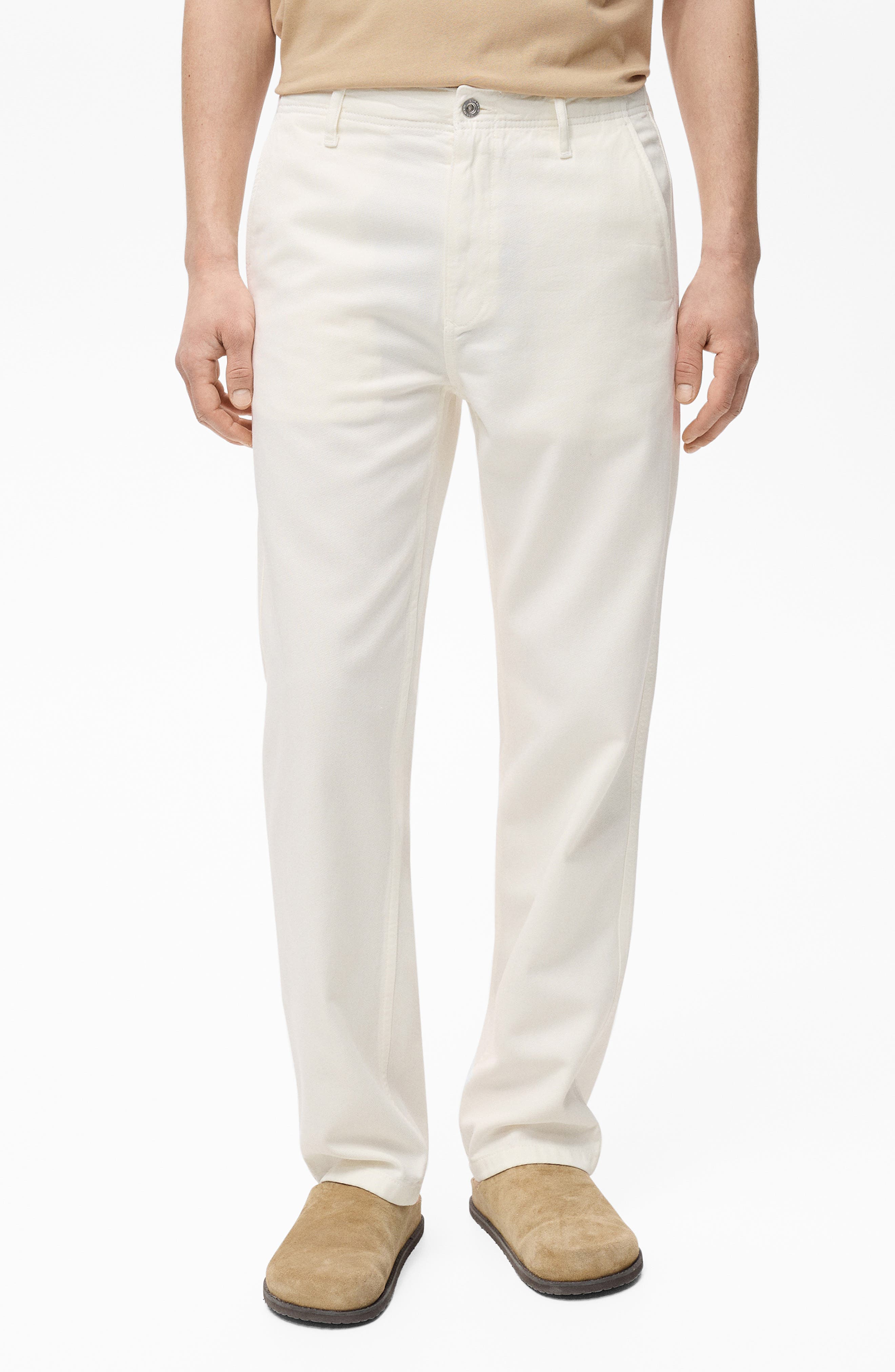 Slant Pocket Straight Leg Jeans - image 1