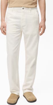 MANGO Slant Pocket Straight Leg Jeans