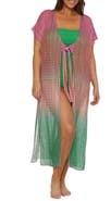 Becca Etc. Sunset Metallic Ombré Cover-Up Robe