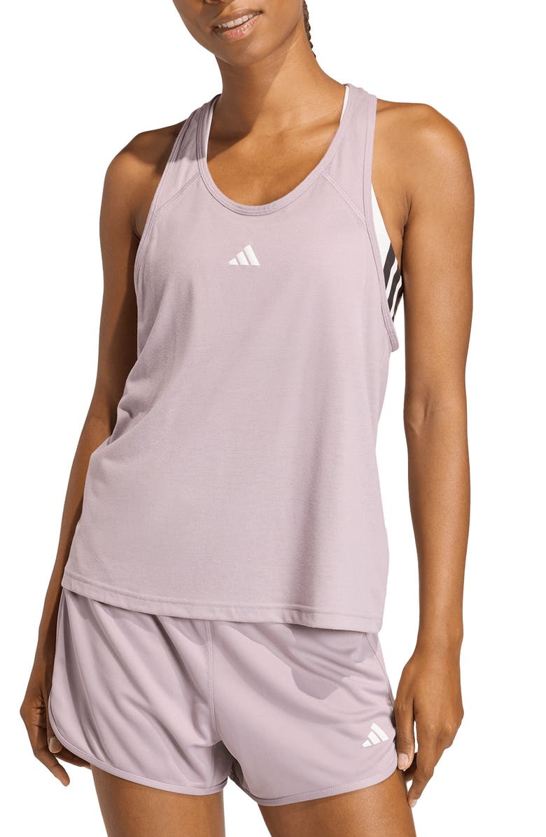 adidas Pacer Essentials Two-Piece Set, Main, color, Preloved Fig/ White