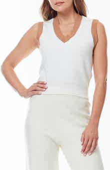 BY DESIGN Ann Crop Sweater Vest