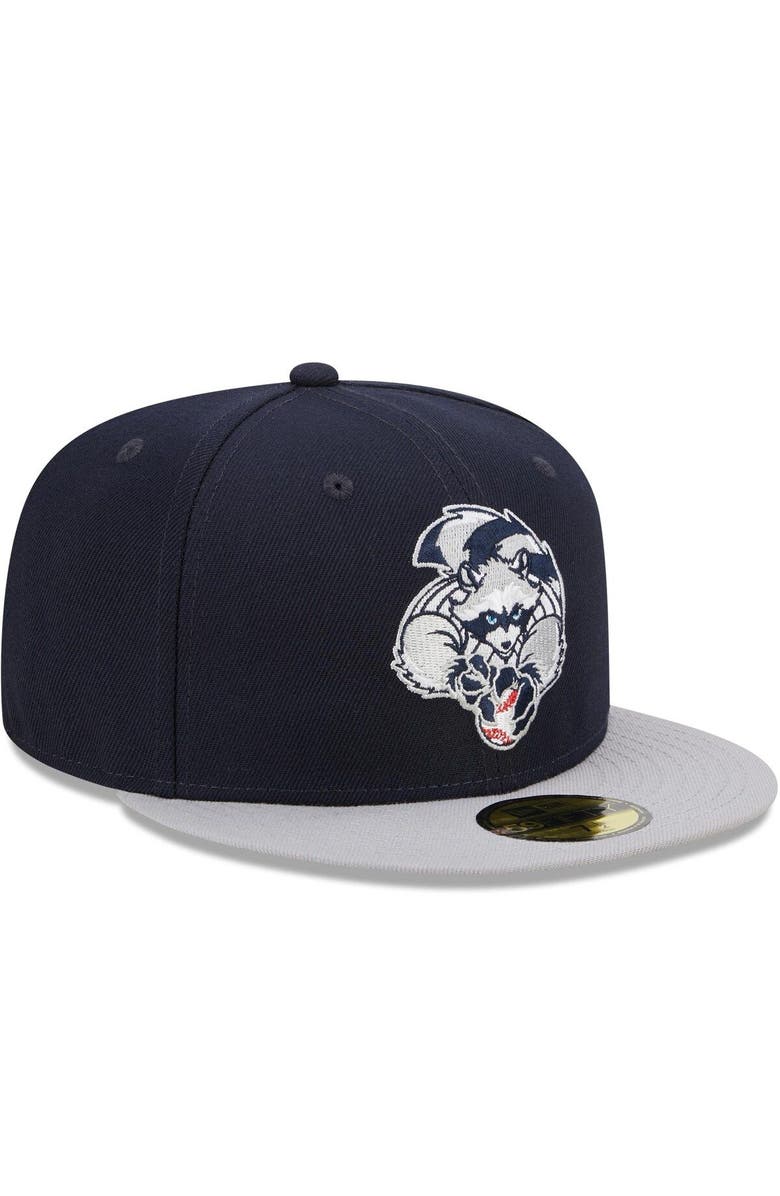 New Era Men's New Era Navy/Gray Hudson Valley Renegades Marvel x Minor League 59FIFTY Fitted Hat, Alternate, color, 