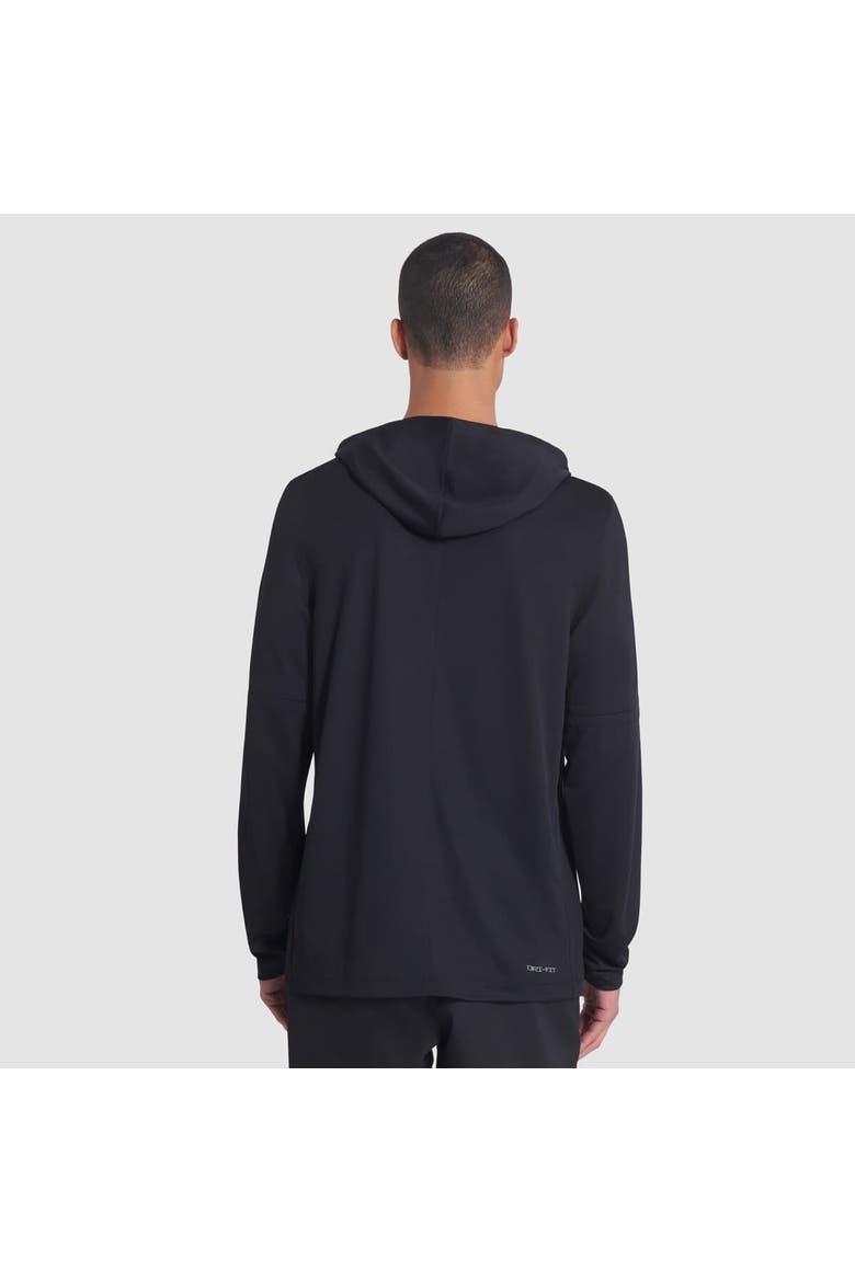 Men's Nike Black San Francisco 49ers 2025 Rivalries Collection Sideline Dri-FIT Long Sleeve Hoodie T-Shirt, Alternate, color, Black