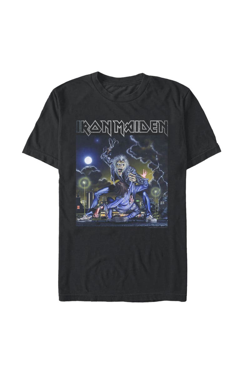 Iron Maiden Men's Iron Maiden No Prayer on the Road Graphic T-Shirt, Main, color, Black