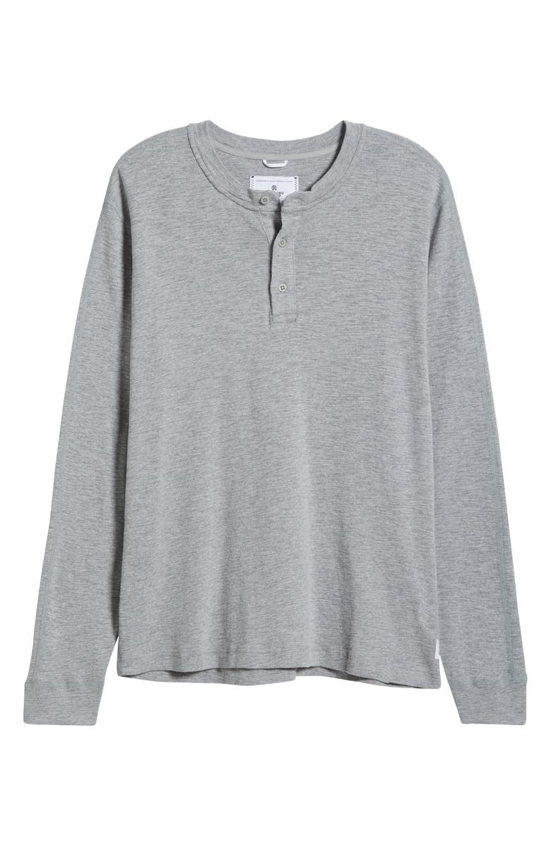 Reigning Champ 1x1 Slub Henley, Alternate, color, 