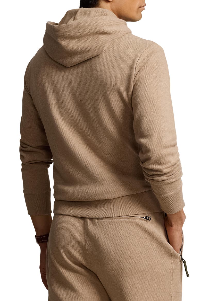 Expedition Terry Henley Hoodie, Alternate, color, WARM BROWN HEATHER
