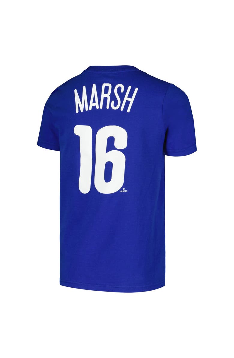Nike Youth Nike Brandon Marsh Royal Philadelphia Phillies Player Name & Number T-Shirt, Alternate, color, 