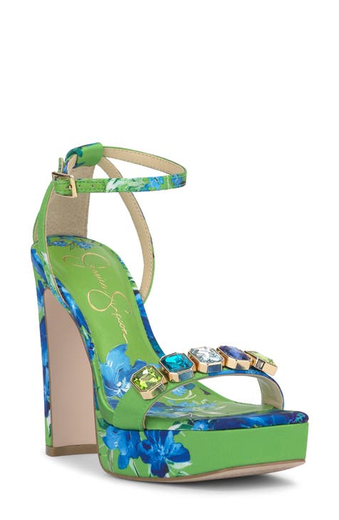 Jessica simpson blue heels online