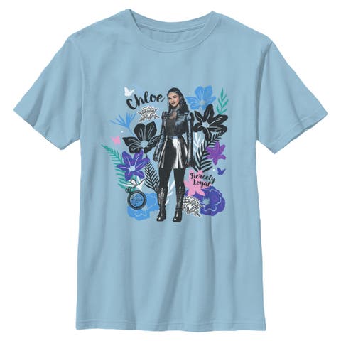 Boy's Descendants Wicked Wonderland Fiercely Loyal Portrait  Graphic T-Shirt