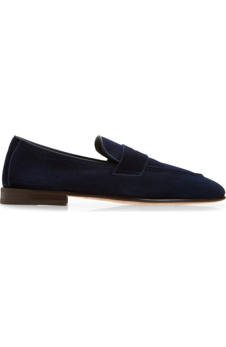Brunello Cucinelli Deconstructed Penny Loafer, Alternate, color, C8862 Blue