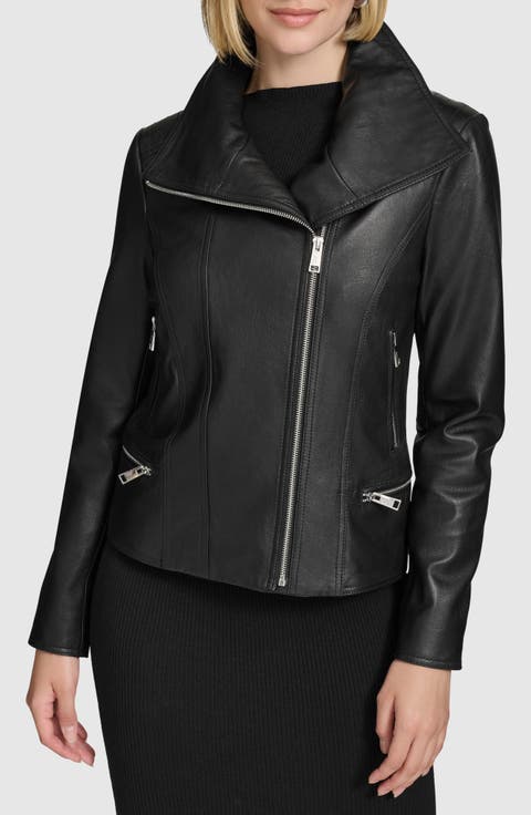 Beckett Leather Moto Jacket