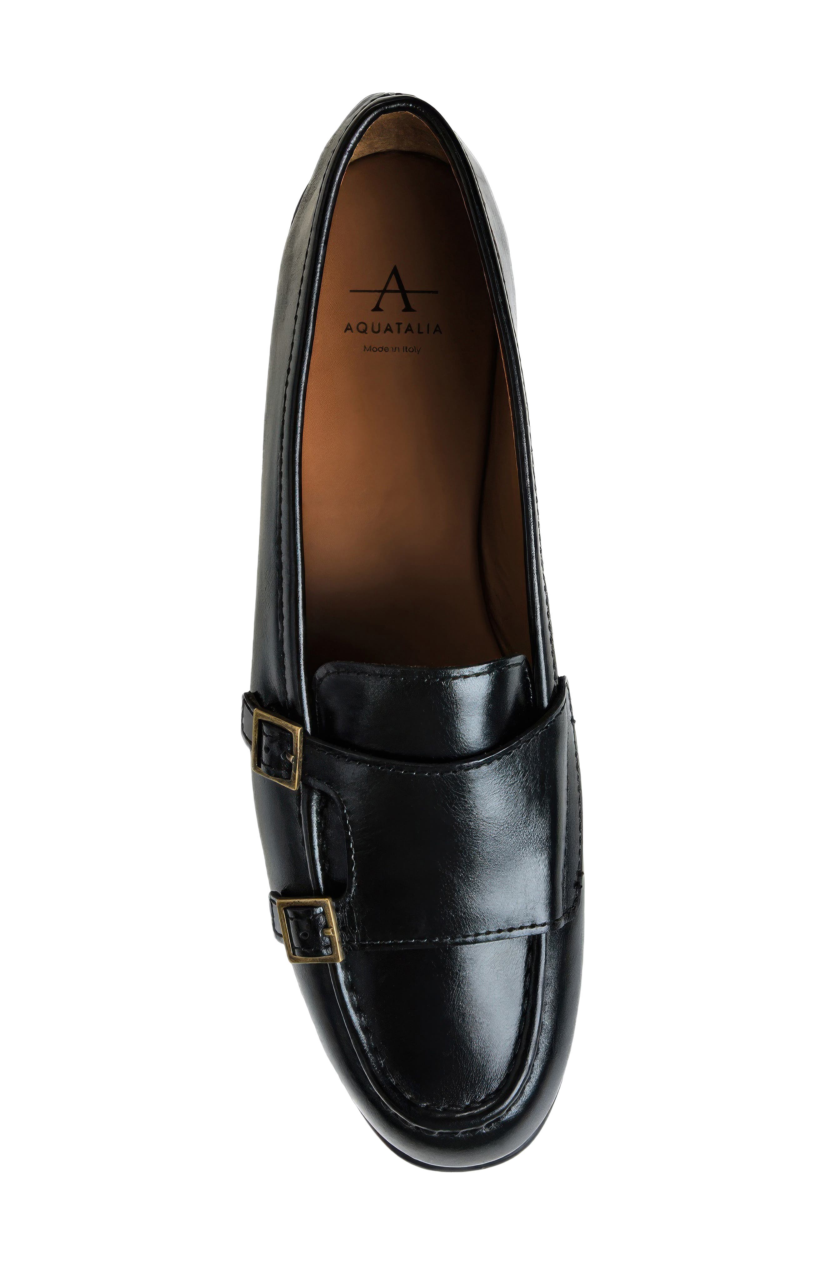 Ema Loafer, Alternate, color, BLACK GLOSSY CALF