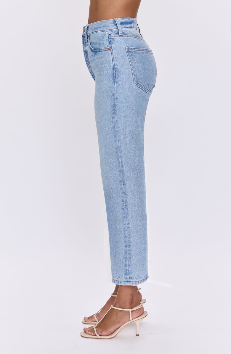 Pistola Cassie High Waist Crop Straight Leg Jeans, Alternate, color, Radiant