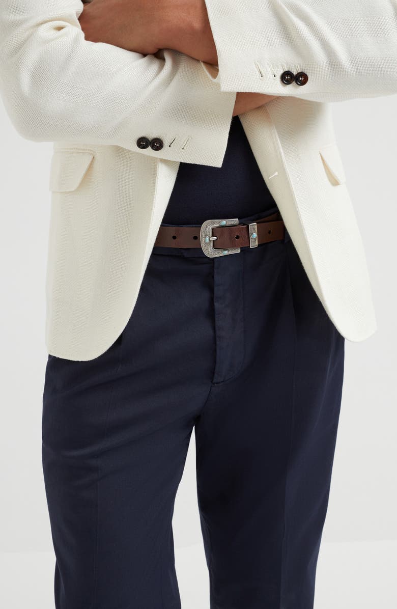 Brunello Cucinelli Comfort gabardine trousers, Alternate, color, 