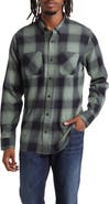 TravisMathew Cloud Plaid Flannel Button-Up Shirt