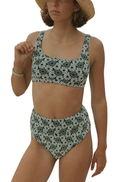 Daisy Square Neck Bikini Top