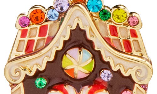 Baublebar Sweet Noel Gingerbread House Holiday Stud Earrings In Brown