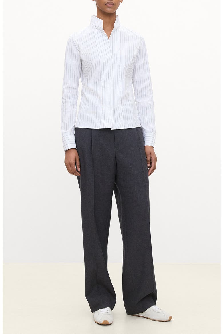 Stripe Tailored Shirt, Alternate, color, BLACK MULTI