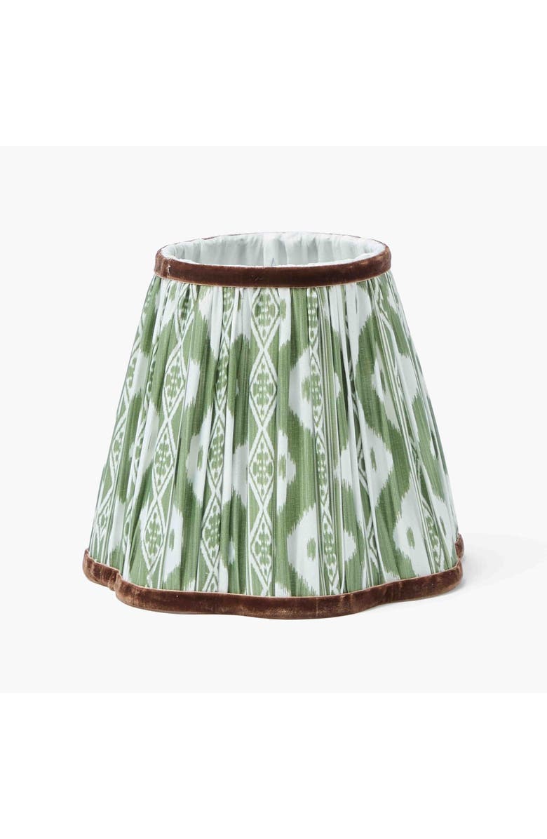 Mrs. Alice Ikat Lampshade, Main, color, Green