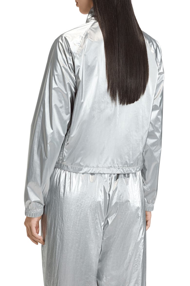 F50 Metallic Track Jacket, Alternate, color, SILVER METALLIC