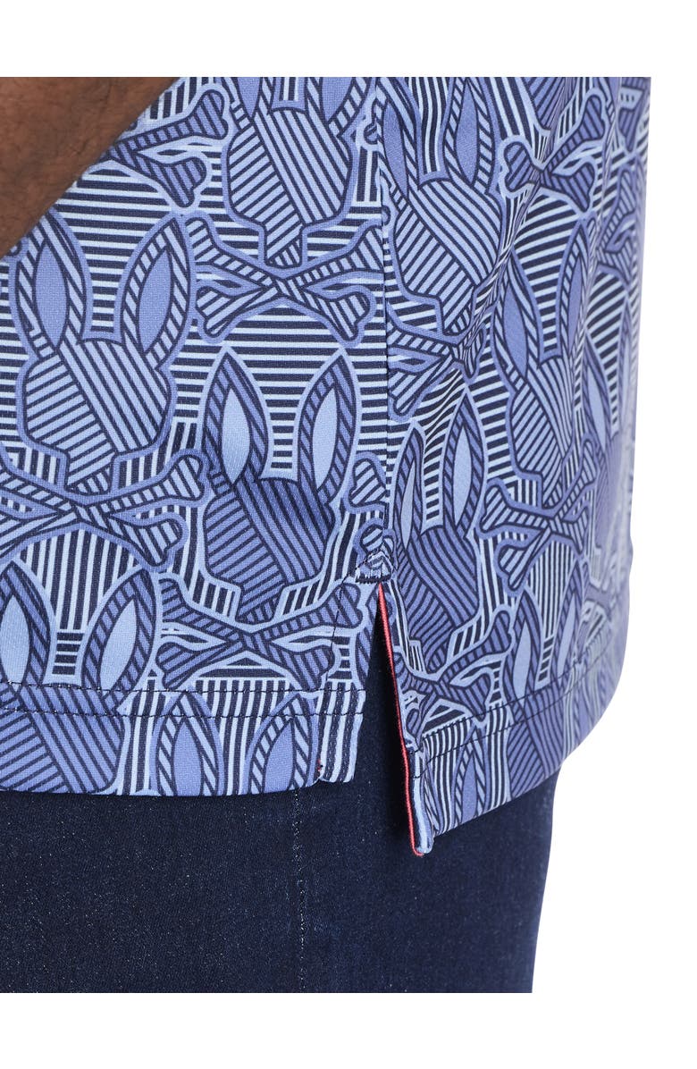 Psycho Bunny Big & Tall Reynolds Sport Polo Shirt, Alternate, color, Blue