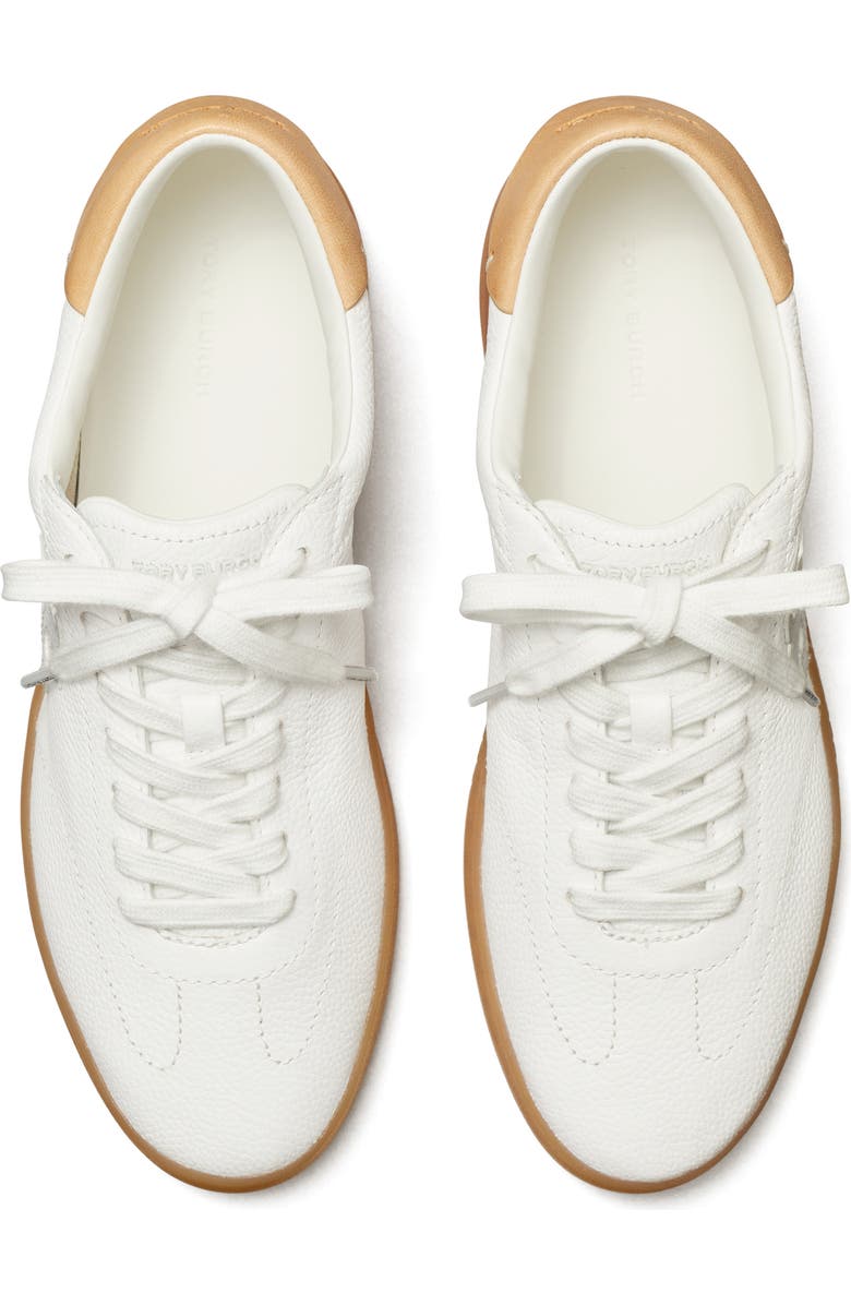 Tory Burch Phoenix Sneaker, Alternate, color, Purity / Brushed Almond