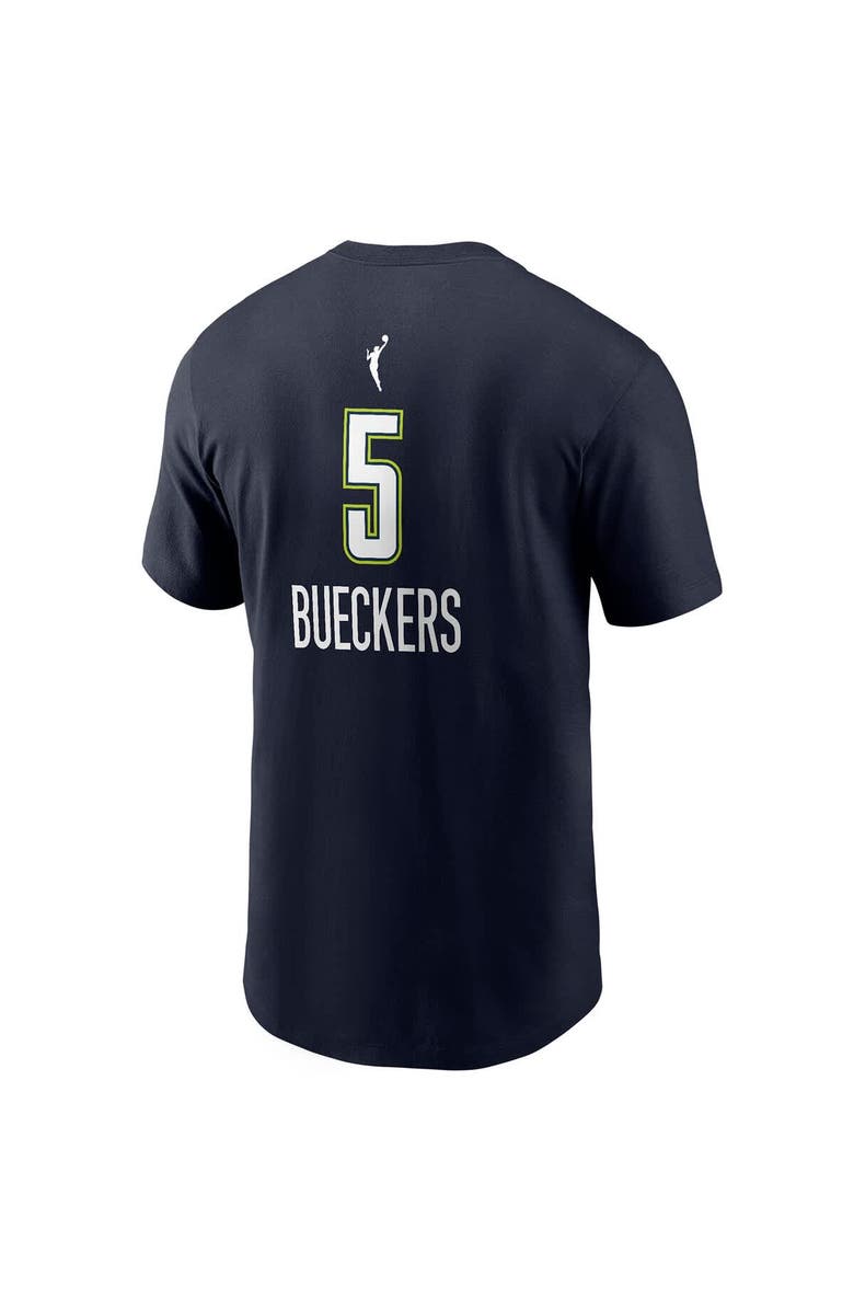 Nike Men's Nike Paige Bueckers Navy Dallas Wings 2025 WNBA Draft Explorer Edition Name & Number T-Shirt, Alternate, color, Navy