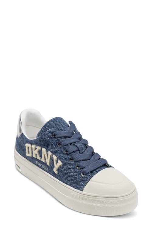 Dkny York Denim Sneaker In Blue