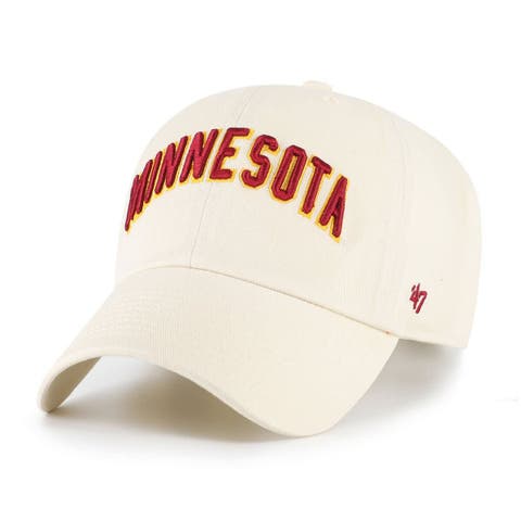 Men's '47 Sand Minnesota Golden Gophers Vault Clean Up Adjustable Hat