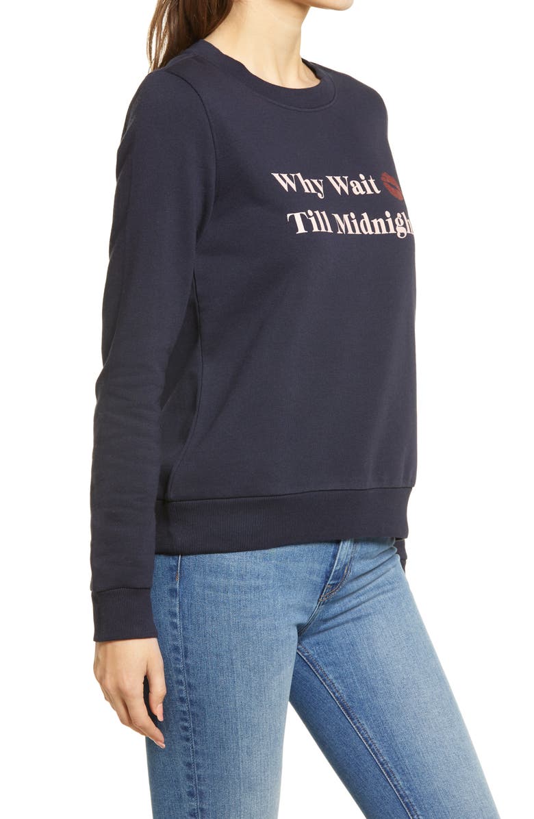 1901 Why Wait Graphic Sweatshirt, Alternate, color, 