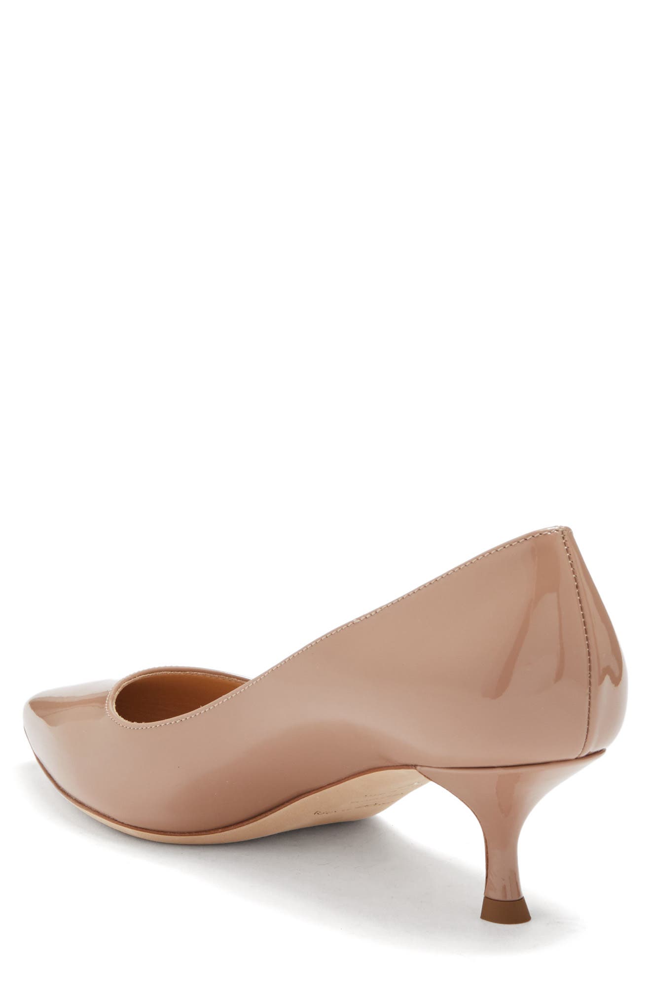 Sergio Rossi Vitellino Vernice Patent Leather Pump, Alternate, color, 