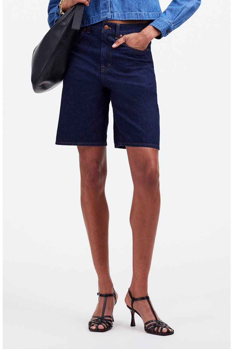 1997 Denim Bermuda Shorts, Main, color, BRONXVILLE WASH