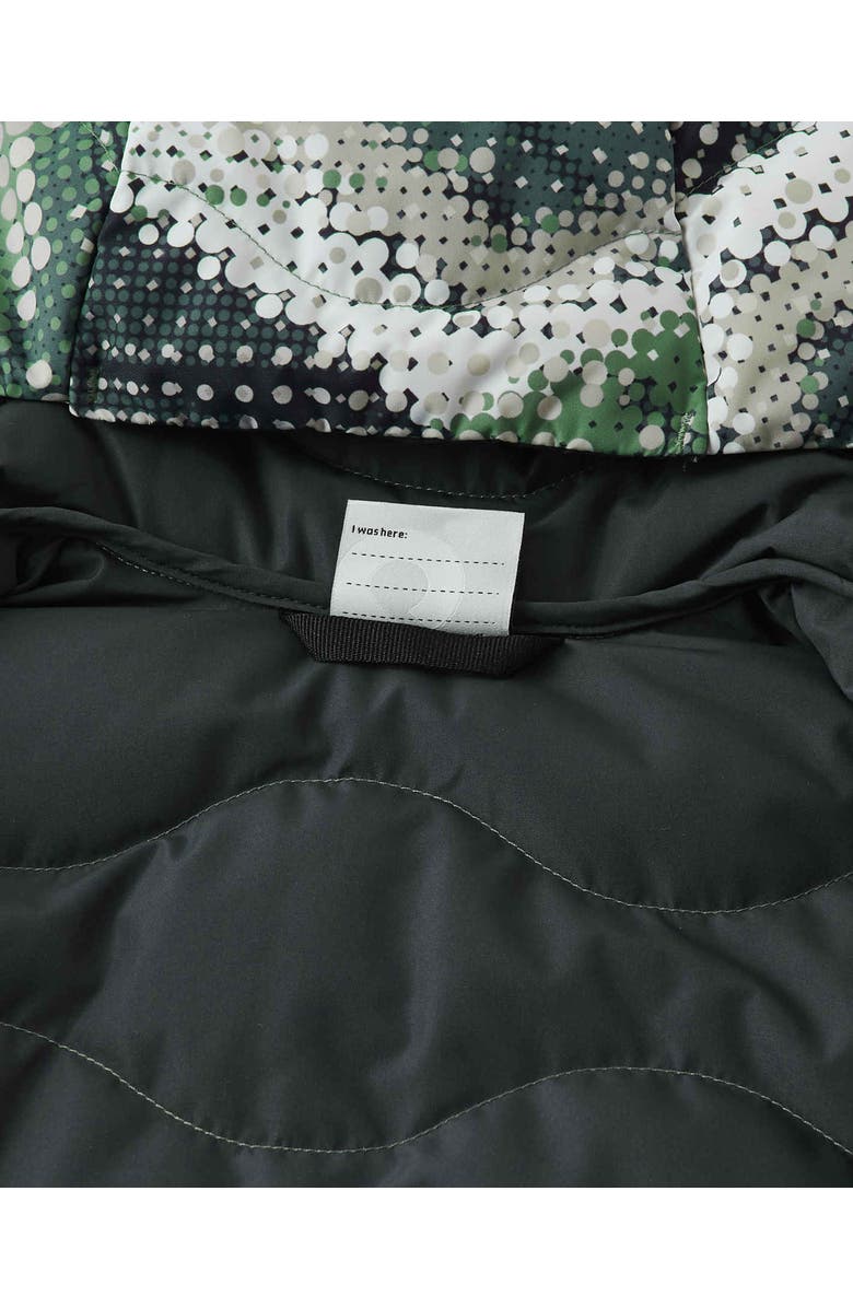 Reima Fossila Down jacket, Alternate, color, Green Clay