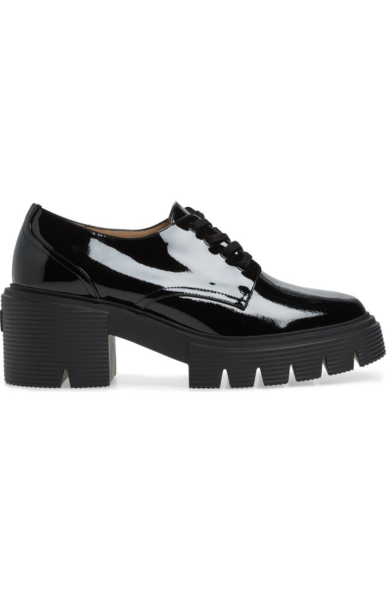 Stuart Weitzman Soho Platform Derby, Alternate, color, Black Patent