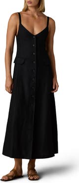 Faherty Sun Strider Milo Linen Dress