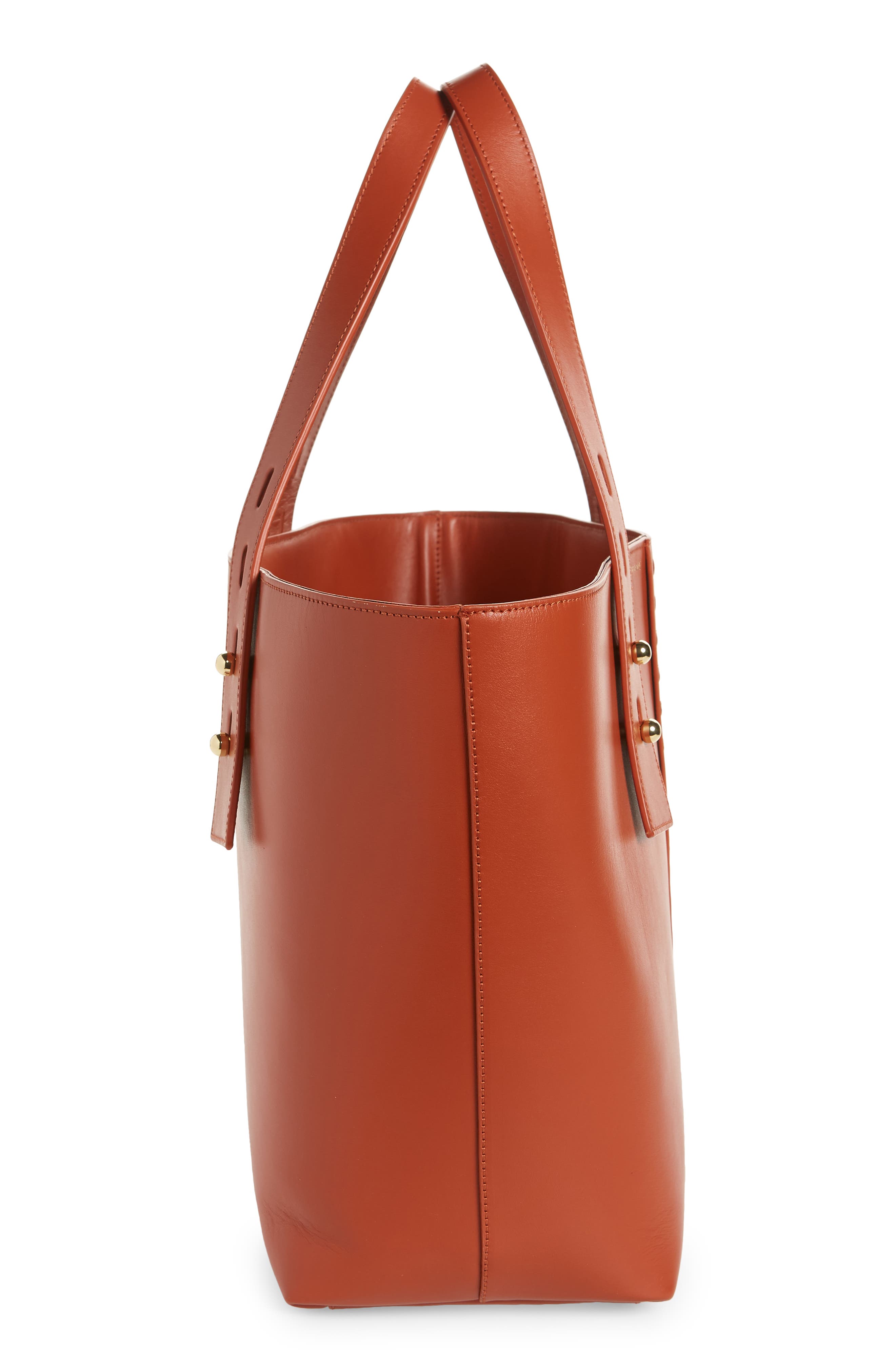 Les Second Medium Tote, Alternate, color, REDWOOD