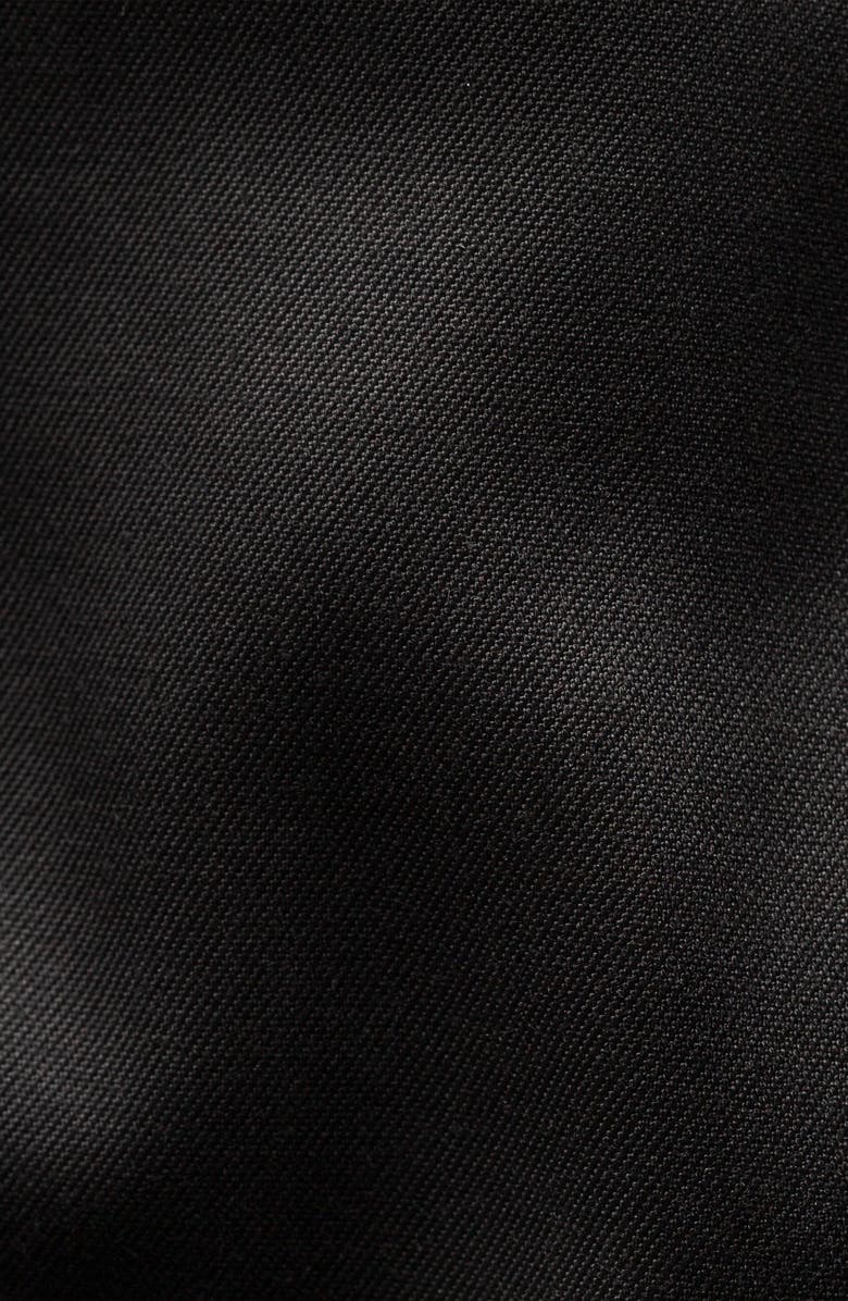 Eton Slim Fit Cotton Twill Dress Shirt, Alternate, color, Black