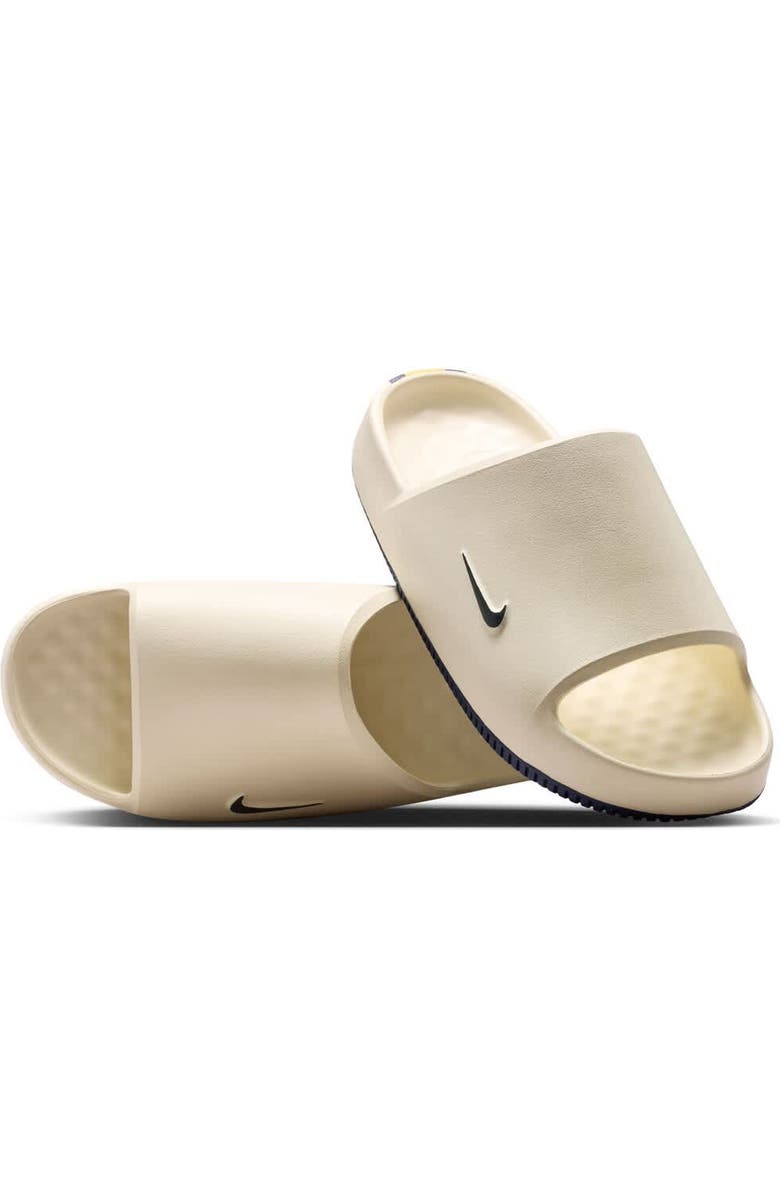 Nike Men's Nike Michigan Wolverines Calm Slides 2.0, Main, color, Cream