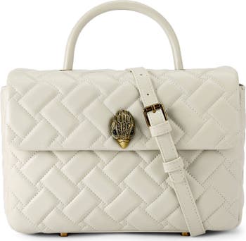 Kensington Quilted Leather Top Handle Bag